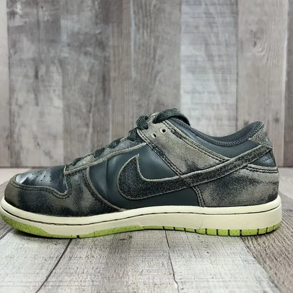 Nike Boys' Dunk Low SE PS Halloween 2022 Pre School Leather Size 2Y DQ6216-001