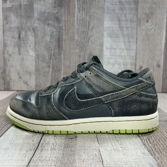 Nike Boys' Dunk Low SE PS Halloween 2022 Pre School Leather Size 2Y DQ6216-001