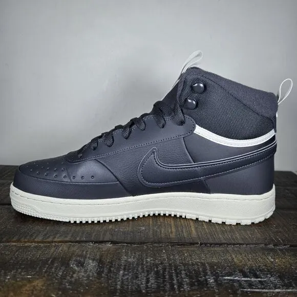 Nike Court Vision Winterized Mens Size 11 Shoes Mid Dark Smoke Grey DR7882 003