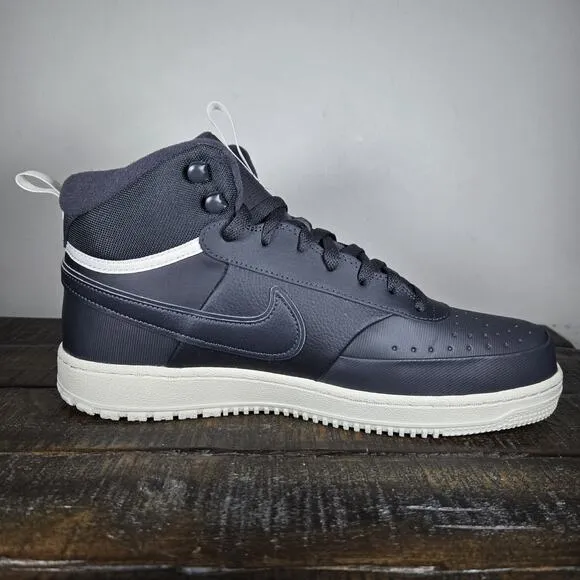 Nike Court Vision Winterized Mens Size 11 Shoes Mid Dark Smoke Grey DR7882 003