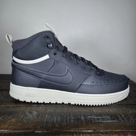 Nike Court Vision Winterized Mens Size 11 Shoes Mid Dark Smoke Grey DR7882 003