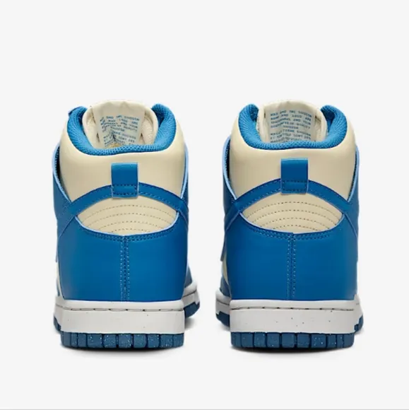 Nike Dunk High Next Nature Light Khaki Platinum Star Blue Shoes FV5960-201