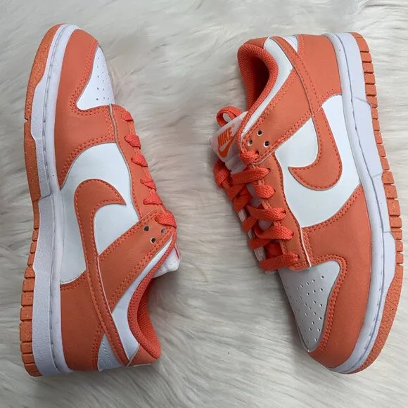 Nike Dunk Low Light Wild Mango Womens Shoes DD1873-109 NEW Multi Sz