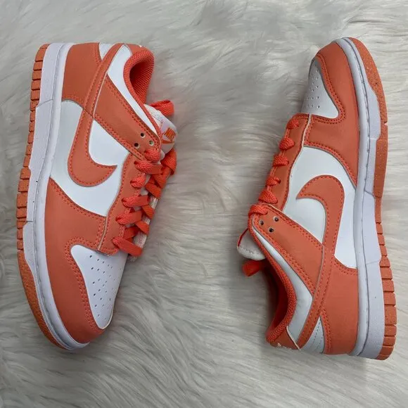 Nike Dunk Low Light Wild Mango Womens Shoes DD1873-109 NEW Multi Sz