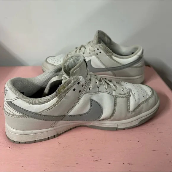 Nike Dunk Low Summit White Light Smoke Grey Sneakers DV0831-106 Size 8.5 Mens