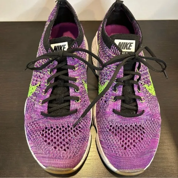 Nike Flyknit Zoom Agility Running Shoes Purple