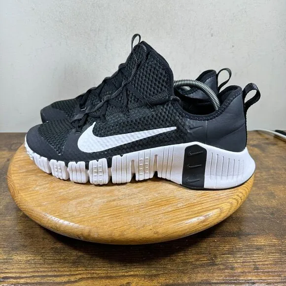 Nike Free Metcon 3 CJ0861-010‎ Black White Running Shoes Men's Size 11.5