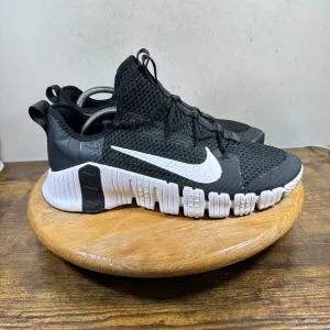 Nike Free Metcon 3 CJ0861-010‎ Black White Running Shoes Men's Size 11.5