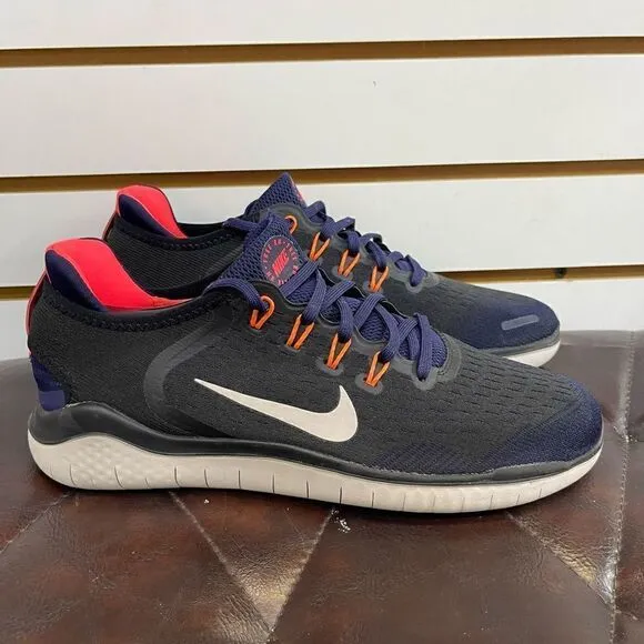 Nike Free RN 2018 'Blackened Blue Crimson' 942836-010 Men’s Running Shoes Size 9