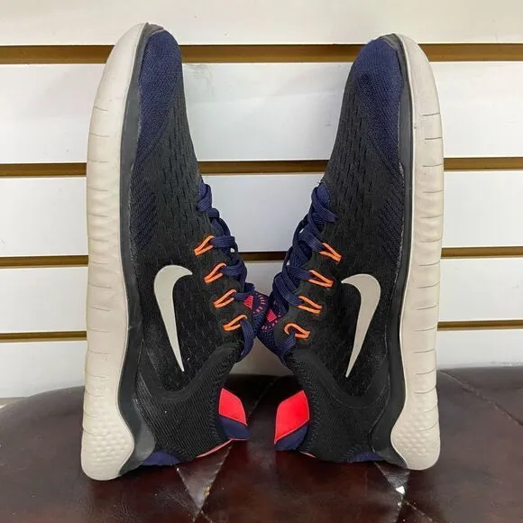 Nike Free RN 2018 'Blackened Blue Crimson' 942836-010 Men’s Running Shoes Size 9
