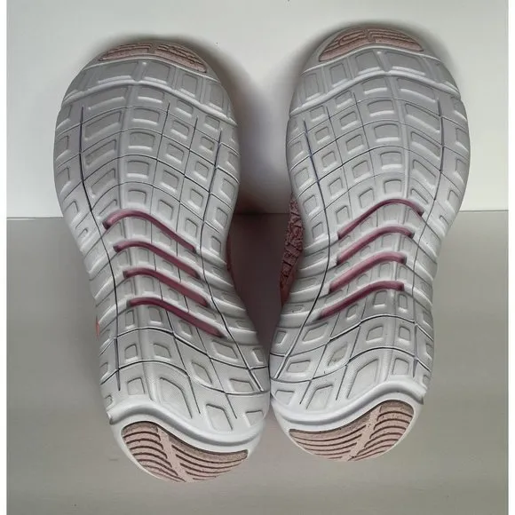 Nike Free Shoes Girls 2.5Y RN 2021 Pink Silver Sneakers Lightweight CZ3996-610