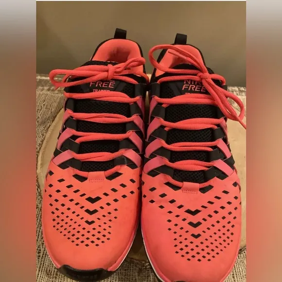 Nike Free Trainer 5.0 Black/Atomic Red Running Shoes! Size 12 $160.00 2013