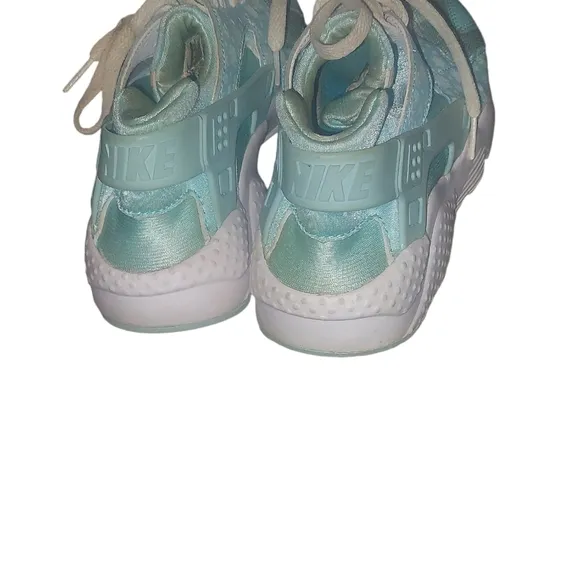 Nike Huarache Run Print GS Youth Running Shoes Blue White 704946 401 Size 6Y