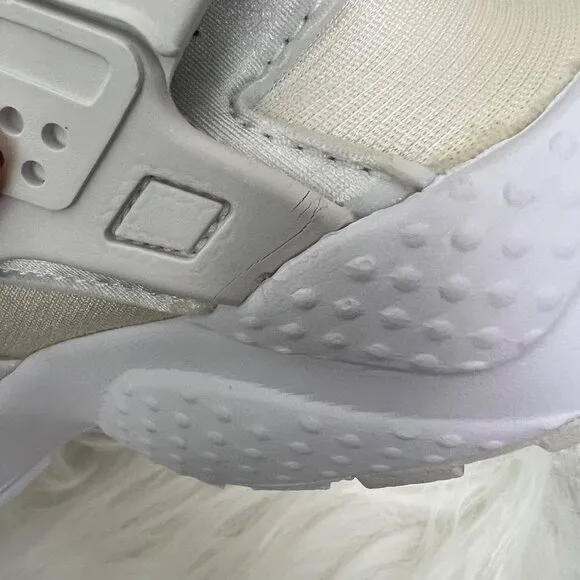 Nike Huarache Run White Athletic Sneakers Shoes Big Kids 6.5 Youth Womens 8