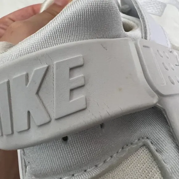 Nike Huarache Run White Athletic Sneakers Shoes Big Kids 6.5 Youth Womens 8