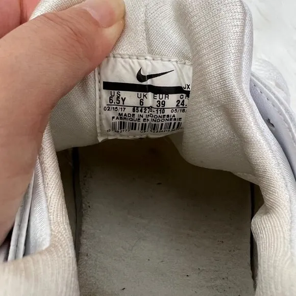 Nike Huarache Run White Athletic Sneakers Shoes Big Kids 6.5 Youth Womens 8
