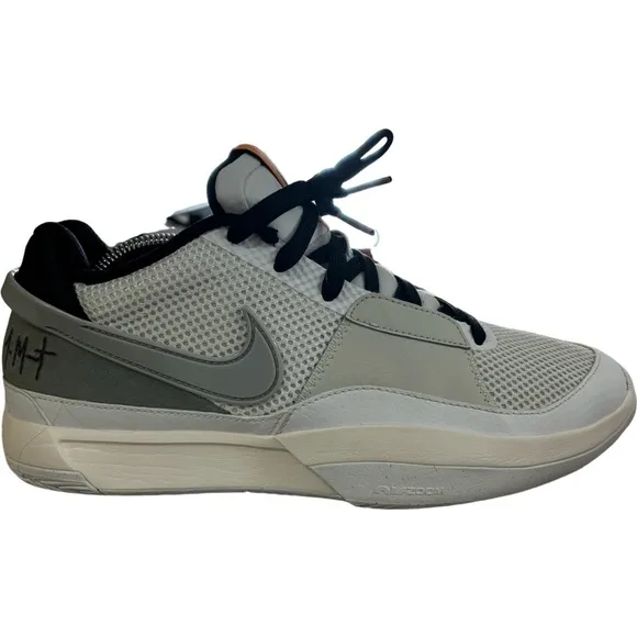 Nike Ja 1 Light Smoke Mens Basketball Shoes White Gray DR8785-100 VNDS Size 8.5