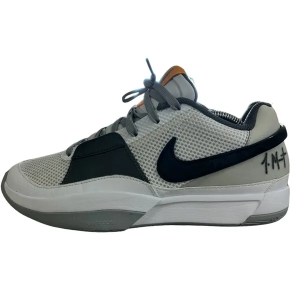 Nike Ja 1 Light Smoke Mens Basketball Shoes White Gray DR8785-100 VNDS Size 8.5