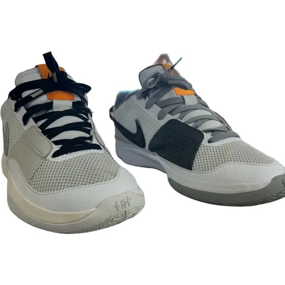 Nike Ja 1 Light Smoke Mens Basketball Shoes White Gray DR8785-100 VNDS Size 8.5