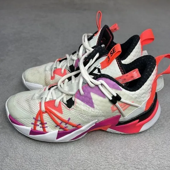 Nike Jordan Why Not Zero.3 CK6611-101 Youth Shoes Size 6.5Y Women's 8