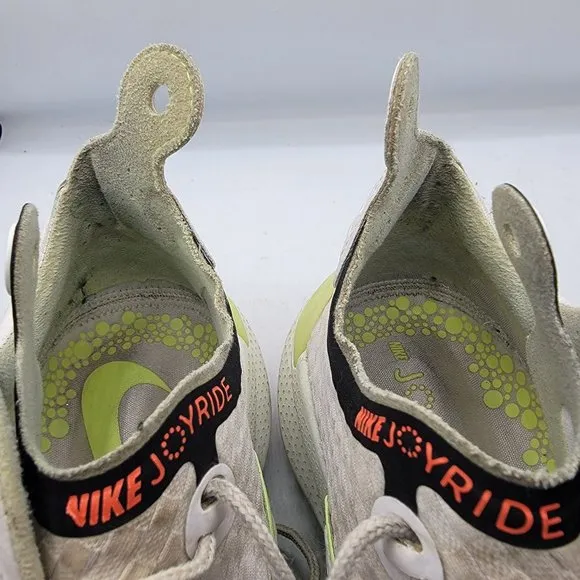 Nike Joyride CC3 Setter Mens 8.5 White Black Barely Volt Running Shoe AT6395-100