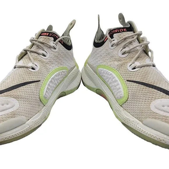 Nike Joyride CC3 Setter Mens 8.5 White Black Barely Volt Running Shoe AT6395-100