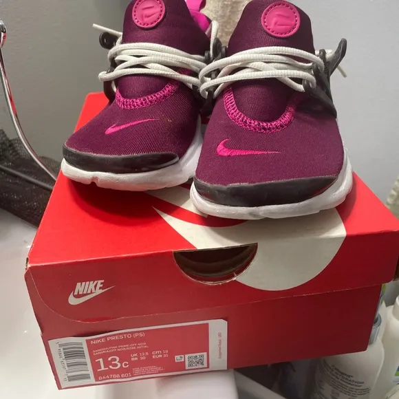Nike Kids Shoes in Purple and Pink