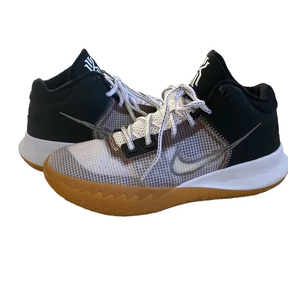 Nike Kyrie Flytrap 4 Basketball 'Black CoolGrey' White Shoes Men’s Size 7.5
