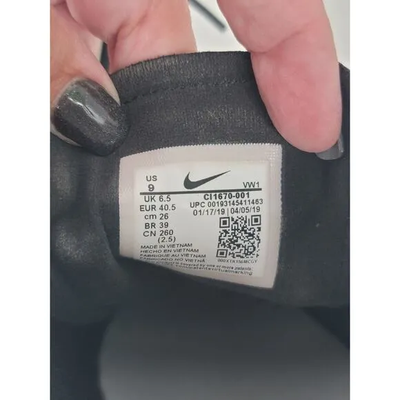 Nike Ladies Cortez G Golf Shoes Black White CI1670-001 Size 9 | Iconic Style