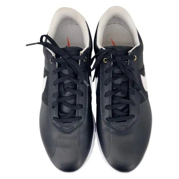 Nike Ladies Cortez G Golf Shoes Black White CI1670-001 Size 9 | Iconic Style