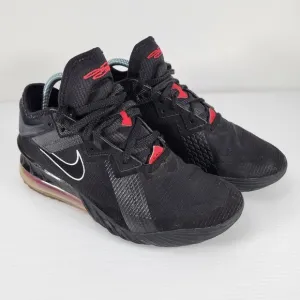 Nike LeBron 18 Low 'Bred' CV7562-001 Men's Red Basketball Shoes Sneaker SIZE 8