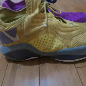 Nike LeBron Soldier 14 XIV ‘Lakers’ Vivid Purple/Gold Solar CK6024-500 Men’s 13