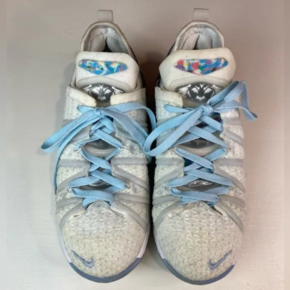 Nike Lebron XVIII 18 NRG GS CT4677 400 Kids Basketball Shoes Blue Tint 6Y