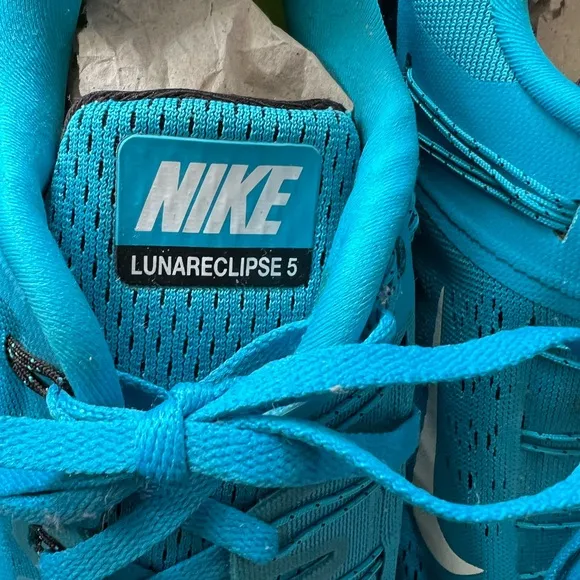 NIKE LUNARECLIPSE 5 MENS ATHLETIC RUNNING SHOES TRAINERS SNEAKERS TURQUOISE 10.5