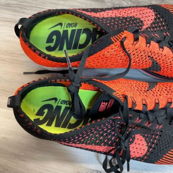 Nike Mens Flyknit Racer 526628-006 Crimson Running Shoes Sneakers Size 13