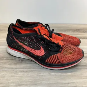 Nike Mens Flyknit Racer 526628-006 Crimson Running Shoes Sneakers Size 13
