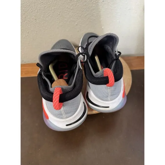 Nike Men's Joyride Run Flyknit Dark Grey Bright Crimson running shoes - Size 12