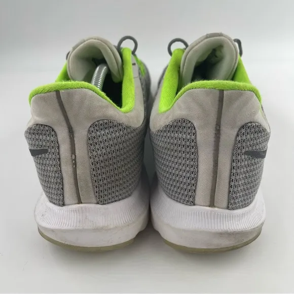 Nike Men’s Quest Grey Green Lace-Up Low Top Athletic Running Shoes - Size 14