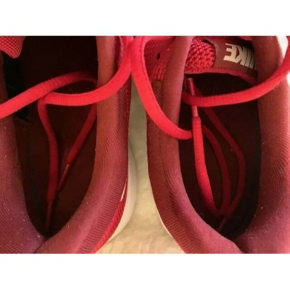 Nike Mens Revolution 4 Mens Size 7 Running Shoes Red White Lace Up 90898…