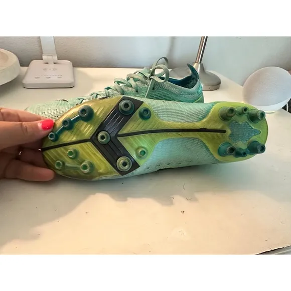 Nike Mercurial Vapor 14 Elite SG Pro AC Soccer Cleats Turquoise Size 8