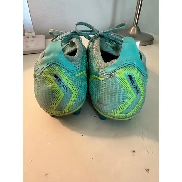 Nike Mercurial Vapor 14 Elite SG Pro AC Soccer Cleats Turquoise Size 8