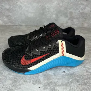 Nike Metcon 6 'Black Light Blue Fury' CK9388-070 Men’s 7.5