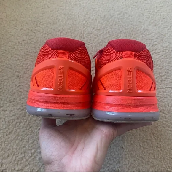 Nike Metcon Mens Orange Running Shoes Size 3