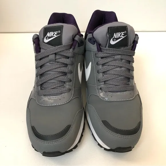 Nike MS78 LS Shoes | Cool Grey, White Ink, Dark Shadow Purple Size 10