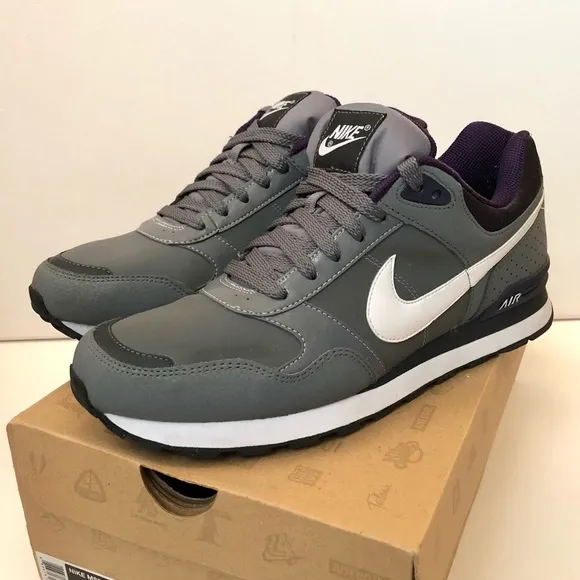 Nike MS78 LS Shoes | Cool Grey, White Ink, Dark Shadow Purple Size 10