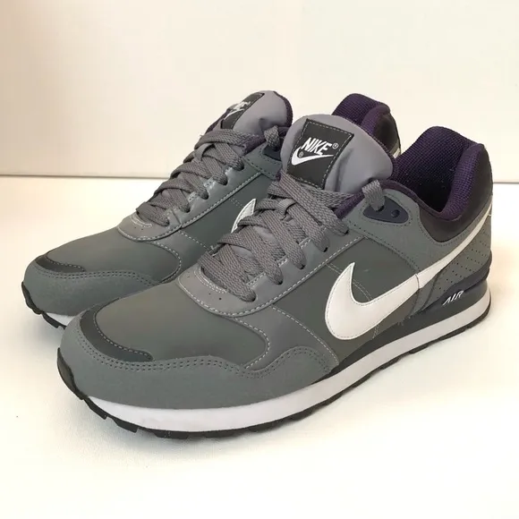 Nike MS78 LS Shoes | Cool Grey, White Ink, Dark Shadow Purple Size 10