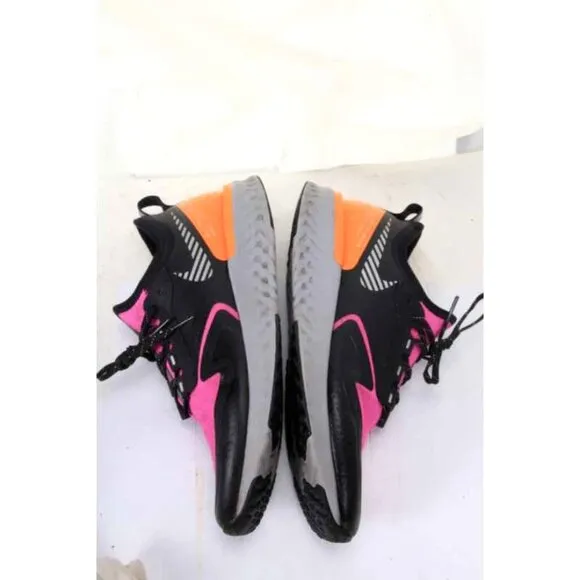 Nike Odyssey React 2 Shield sneaker shoes lace up pink orange gray womens sz 8
