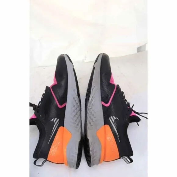 Nike Odyssey React 2 Shield sneaker shoes lace up pink orange gray womens sz 8
