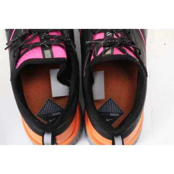 Nike Odyssey React 2 Shield sneaker shoes lace up pink orange gray womens sz 8