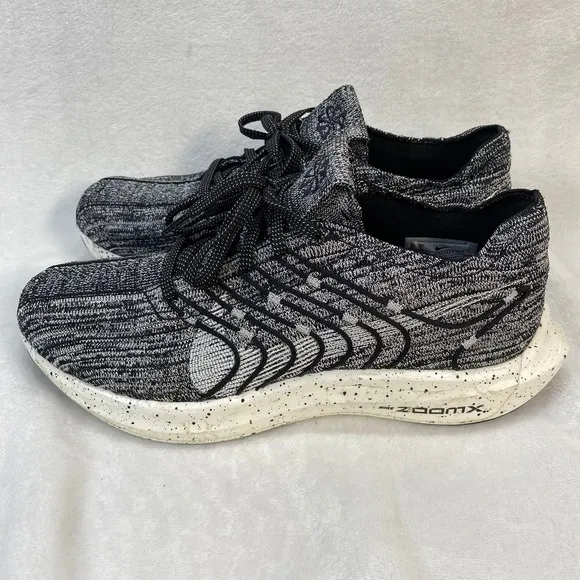 Nike‎ Pegasus Turbo Next Nature Running Shoes Knit Black Gray Size 9